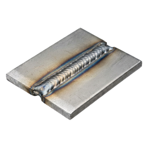 Specimen of a welded steel plate