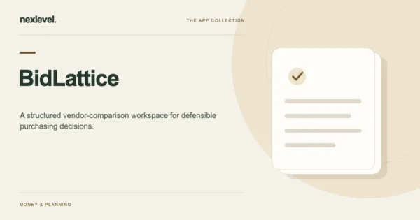 BidLattice editorial cover with a layered document illustration; not an app screenshot.