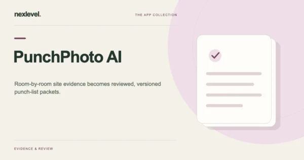 PunchPhoto AI editorial cover with a layered document illustration; not an app screenshot.